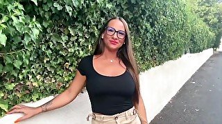 Mila Aljenka And Des Ires In Mila And Her Glasses Come Back For Sex Hard