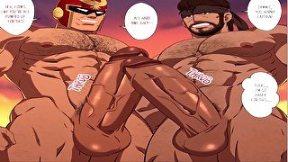 Yaoi Anime Hentai Gay Animated Cartoon - Captain Falcon x Solid Snake