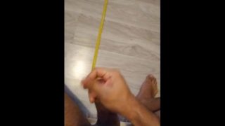 Strong cumshot 1 meter 