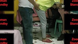 (clear copy) Dasmarinas Barangay Captain Fucking His Brgy Treasurer in Zoom Meeting (clear copy)