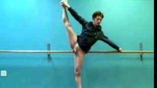 Male ballet practice (without tights!)