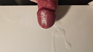 Cumshot on the table.