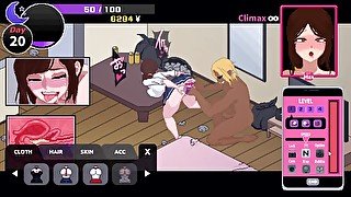 Hentai Game-NTR Legend v2.6.27 Part 5 Wife in Cosplay Apron, Bunny and Maid Outfit for Me to Fuck