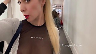 I Lured A Stranger Into The To Give Him A Blowjob. Sex In Public Store. 6 Min