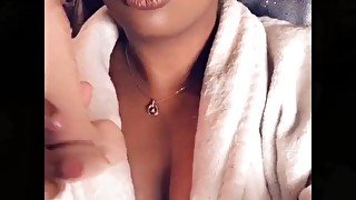 Fey Sinclair smoking and masturbating on Snapchat