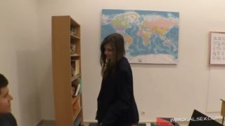 Cute student fucked real hard