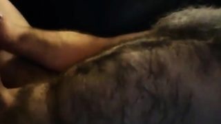 Massive mature uncut cumshot