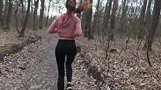 Forest Running, Anal Fucking, Public Cumming