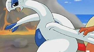 Big Pokemon Lugia Fucks In All Holes With Other Pokemon