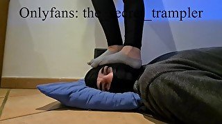 Head trampling (preview, full video on Onlyfans)