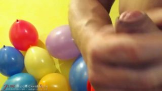 Muscle Cock Inflating Balloons.