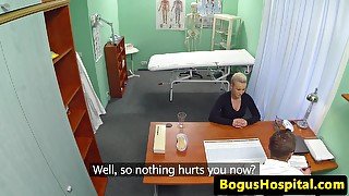 Czech patient riding doctors dick