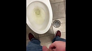 Quick Piss at Local Grocery Store