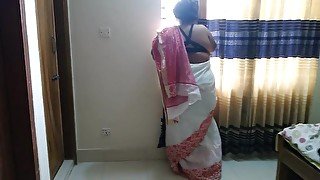 Indian 60 year old hot mother in law fucked by son in law in Hotel Room - Cum in the big ass