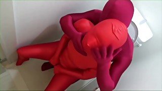 Miraidouga - I M So Excited About Zentai Play In Vario