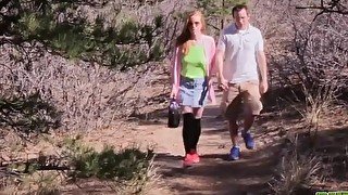 Publichandjobs - Kierra Wilde Jerks Cock During Outdoor Hike