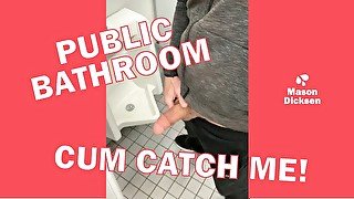 Jerking Off in a Public Bathroom