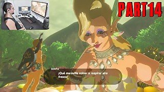 LA LEYENDA DE ZELDA ALIENTO SALVAJE EDICIÓN DESNUDA CÁMARA POLLA GAMEPLAY #14