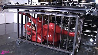 Red Latex Puppet - Watch4Fetish