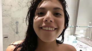 Amateur Latina Gets Creampied By Her Boyfriend