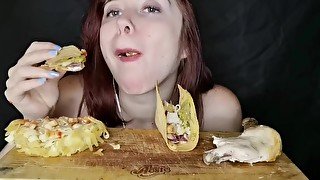 asmr mukbang feederism tortillas mexicaine nid de pate