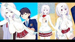 【エロゲーコイカツ！】VTuber 椎名唯華3DCG巨乳アニメ動画(バーチャルYoutuber)[Hentai Game Koikatsu! Shiina Yuika(Anime 3DCG Video