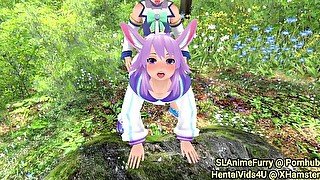 Neptune Bunny Standing Sex From Behind Video