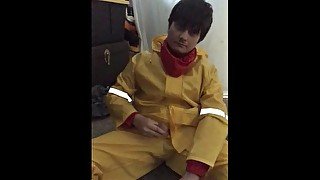 Rain Gear Breath play with materbation