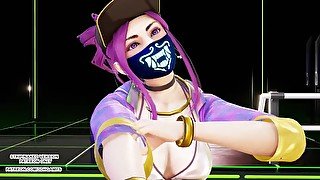 [MMD] Aespa - Savage Akali Hot Kpop Dance League of Legends KDA