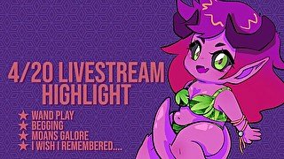 Dirty Bits Live Stream Highlight - Wand Play and Desperate Begging - ASMR Erotic Audio Livestream