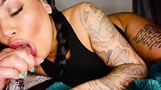 Quickie Blowjob In The Middle of The Night - POV CLOSE UP DSL BJ - Robin Shady