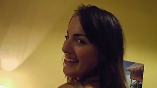 Black haired tattooed MILF Hunter Paige gets fucked in mish style after stout DT