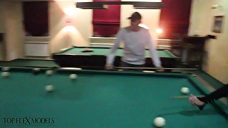 Flexibility On Pool Table - Watch4Fetish