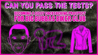 AUDIO ONLY - Becoming a sissy cocksucking prospect for big bubbas biker club