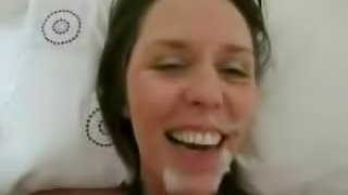 Lustful German GF masturbates and gives a blowjob