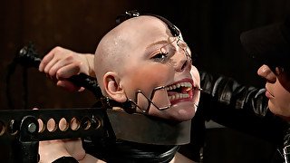 Alani Pi Coral Aorta in Alani Pi - Head Shaved Slut Live Show - 1 - DeviceBondage