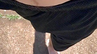 Soccer shorts without underwear