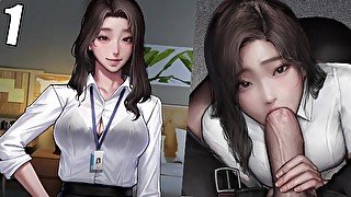 Hot Office Lady Gives New Employee A Blowjob - 1 - Secret Pie