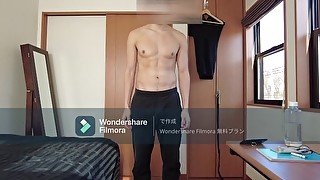 筋肉ムキムキオナニーVlog