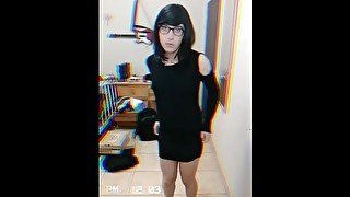 crossdresser masturbation