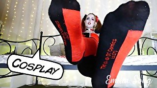 Harley Quinn Sock Worship Roleplay