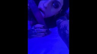 Hot Blowjob from Tattooed Horny Slut