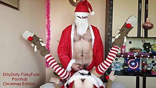 Nice guy entertains ladies and gays Xmas Christmas