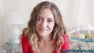 Teen Pov Gobbles Dick