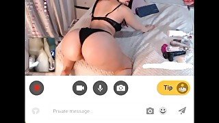 Latina webcam baddie loves to twerk for BBC