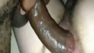 Black Dick Cumming in a White Boy's Ass