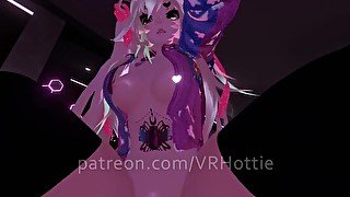 Bad Girl Fine Ass Femdom Fucks Hard Stomping Footjob Pussy Spread POV Lap Dance VRChat Metaverse