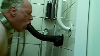 Enema Slave Pipes Dildo And Takes Enema 4