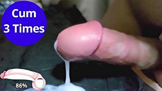 Cum Meter 15, Cum 3 times til semen are empty, Slow motion, Cum load