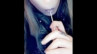 Lollipop sucking